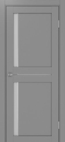 Полотно Турин 523.221АПС мателюкс серый Цвет Серый Размер 600х2000мм Покрытие Экошпон Стекло Матовое