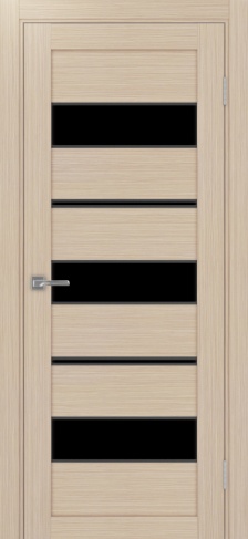 Полотно Турин 526АПП max SB лакобель чёрный дуб белёный Цвет Дуб белёный Размер 800х2000мм Покрытие Экошпон Стекло Черное