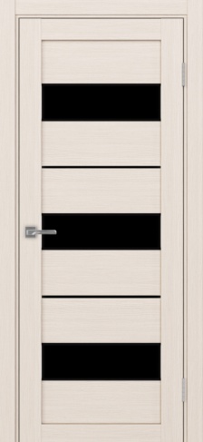 Полотно Турин 526АПП max SB лакобель чёрный ясень перламутровый Цвет Ясень перламутр Размер 700х2000мм Покрытие Экошпон Стекло Черное