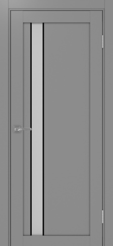 Полотно Турин 528АПС SB мателюкс серый Цвет Серый Размер 600х2000мм Покрытие Экошпон Стекло Матовое