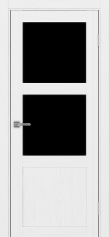 Полотно Турин  530.221 белый лёд Цвет Белый лёд Размер 700х2000мм Покрытие Экошпон Стекло Черное