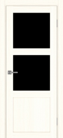 Полотно Турин  530.221 ясень светлый Цвет Ясень светлый Размер 800х2000мм Покрытие Экошпон Стекло Черное