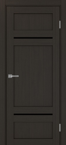 Полотно Турин  532.12121 венге Цвет Венге Размер 600х2000мм Покрытие Экошпон Стекло Черное