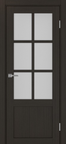 Полотно Турин 541ПФ.21 мателюкс венге Цвет Венге Размер 700х2000мм Покрытие Экошпон Стекло Матовое