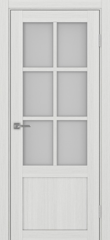 Полотно Турин 541ПФ.21 мателюкс ясень серебристый Цвет Ясень серебристый Размер 800х2000мм Покрытие Экошпон Стекло Матовое