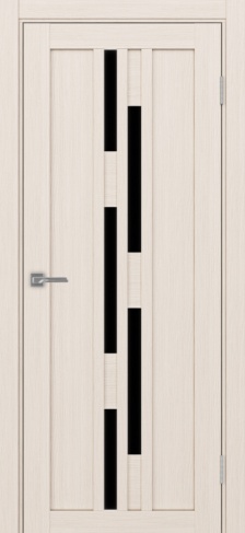 Полотно Турин 551 ясень перламутровый Цвет Ясень перламутр Размер 800х2000мм Покрытие Экошпон Стекло Черное