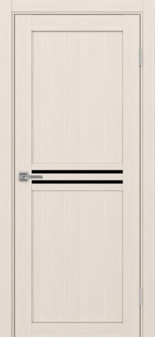 Полотно Турин 552 ясень перламутровый Цвет Ясень перламутр Размер 800х2000мм Покрытие Экошпон Стекло Черное