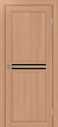 Полотно Турин 552 ясень тёмный Цвет Ясень тёмный Размер 600х2000мм Покрытие Экошпон Стекло Черное