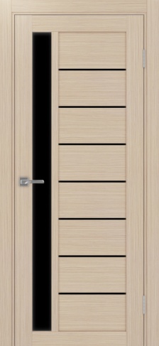 Полотно Турин 554 дуб белёный Цвет Дуб белёный Размер 700х2000мм Покрытие Экошпон Стекло Черное