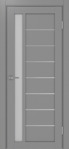 Полотно Турин 554АПП SC Цвет Серый Размер 800х2000мм Покрытие Экошпон Стекло Матовое