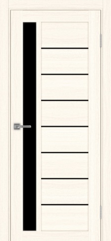 Полотно Турин 554АПП SB ясень светлый Цвет Ясень светлый Размер 600х2000мм Покрытие Экошпон Стекло Черное