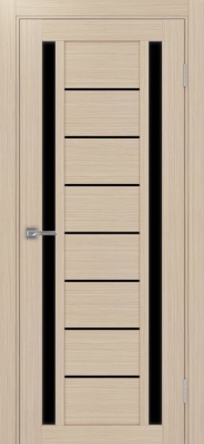 Полотно Турин 558 дуб белёный Цвет Дуб белёный Размер 700х2000мм Покрытие Экошпон Стекло Черное