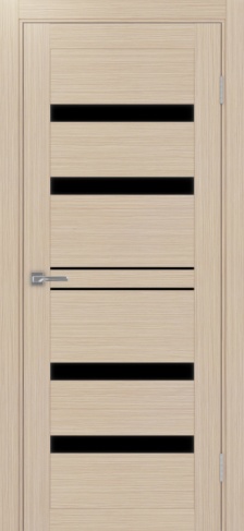 Полотно Турин 561 дуб белёный Цвет Дуб белёный Размер 700х2000мм Покрытие Экошпон Стекло Черное