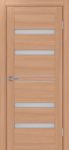 Полотно Турин 561 ясень тёмный Цвет Ясень тёмный Размер 700х2000мм Покрытие Экошпон Стекло Матовое